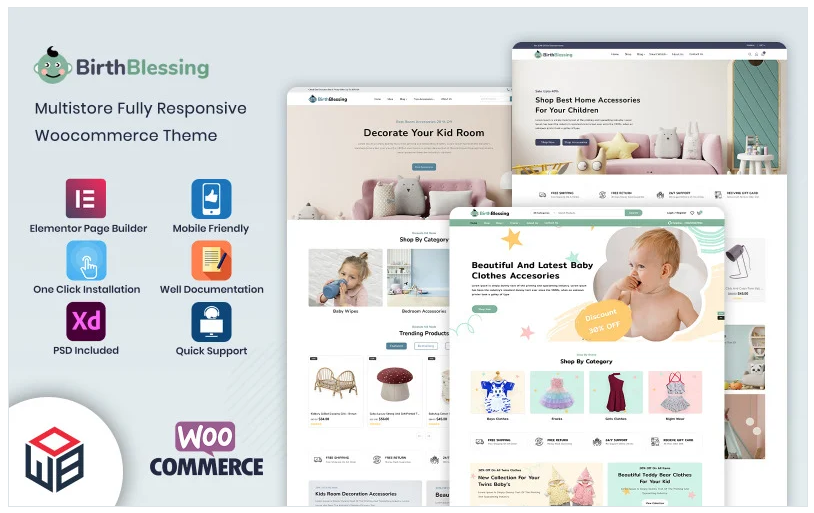 Product Image - BirthBlessing – Kids Clothing & Toys WooCommerce Template
