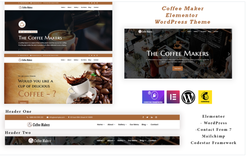 Coffee Makers - The Elementor Coffee WordPress Theme