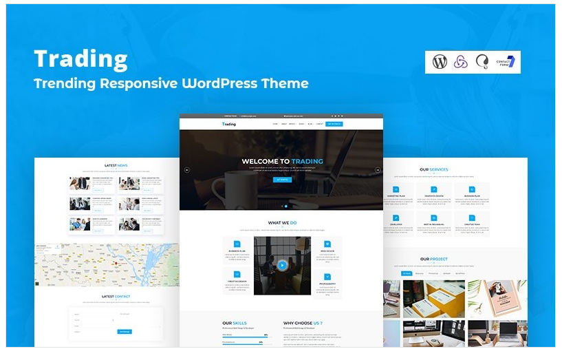 Trading - Trending Business WordPress Responsive Theme.