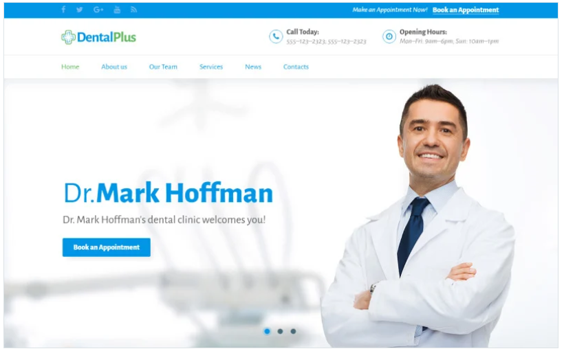 DentaPlus - Accurate Dental Clinic HTML Landing Page Template