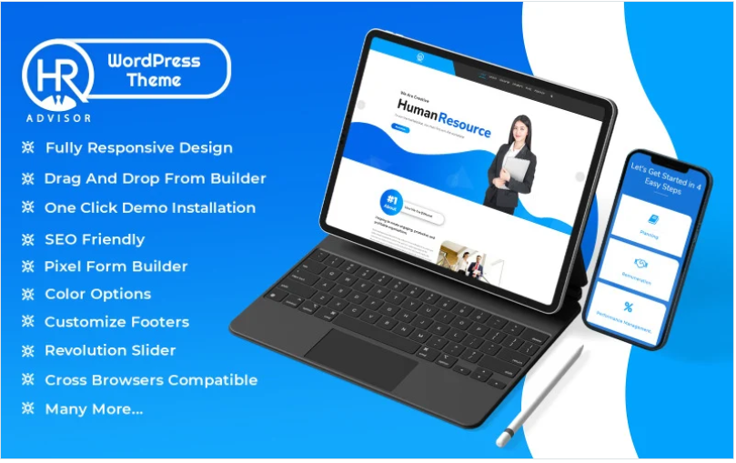 Product Image - HR Advisor-Human Resources And Recruiting WordPress Theme