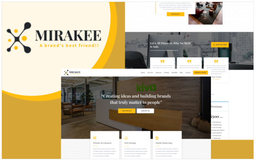 Mirakee - A Multipurpose Elementor Template Kit(m)