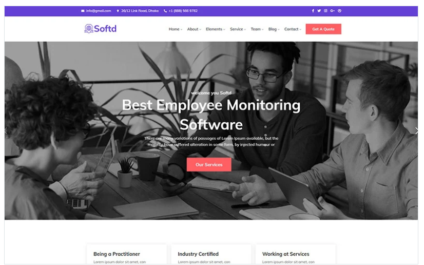 Product Image - Softd – IT Solution Company Responsive WordPress Theme