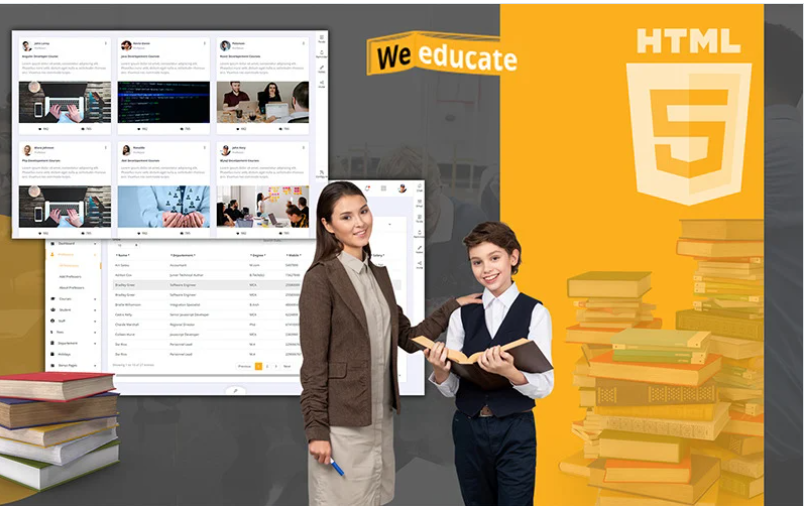 Weeducate Education and E-Learning Admin Template