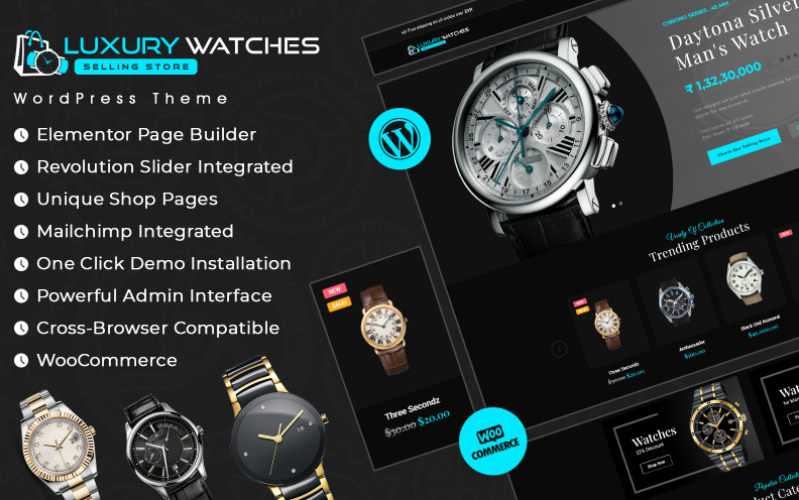 Product Image - Luxury Watches Selling Store Elementor Woocommerce Theme