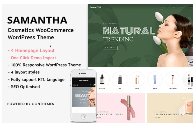 Product Image - Samantha – Cosmetics WooCommerce WordPress Theme