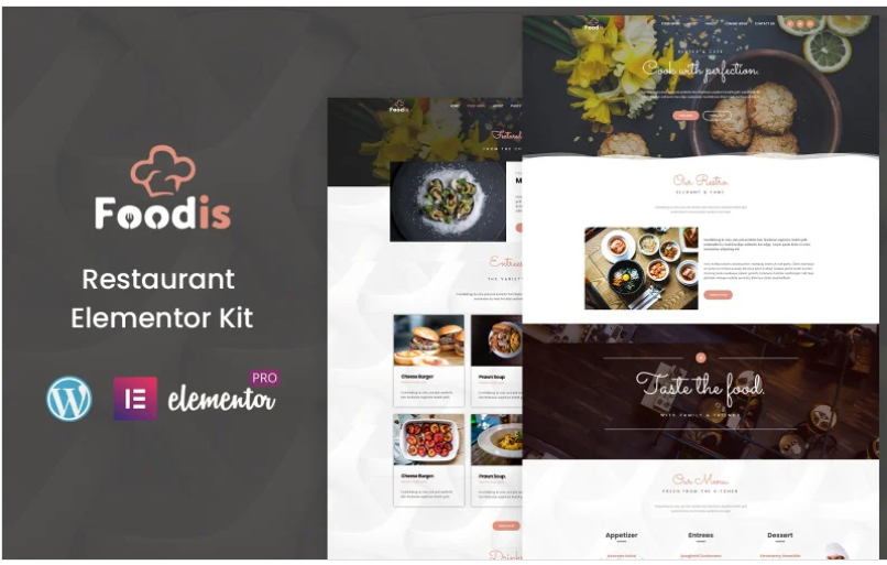 Foodis - Reataurant Ready to Use Elementor Kit(m)