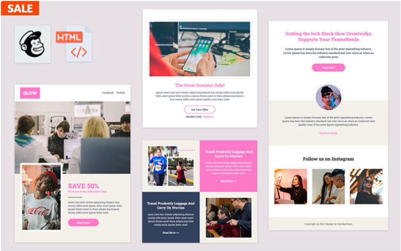 Glow - Html Mailchimp Email Template