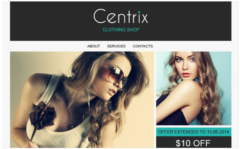 Fashion Store Responsive Newsletter Template