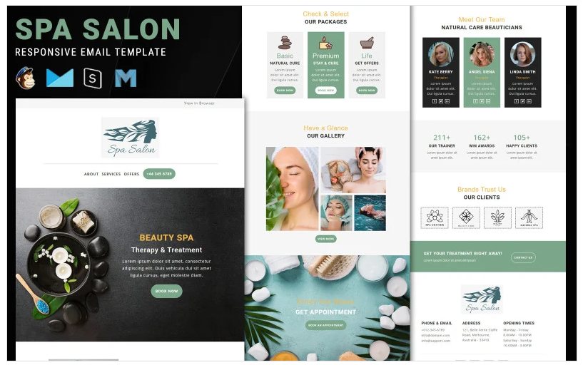 Spa Salon Newsletter Template