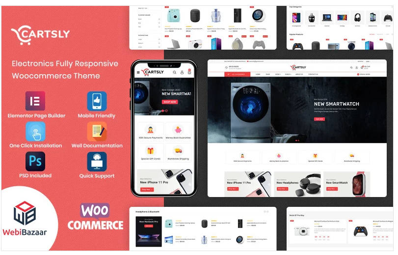 Product Image - Cartsly – Electronics Multipurpose E-commerce WooCommerce Theme