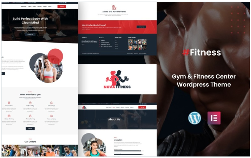 NovaFitness - Fitness Elementor Kit(m)