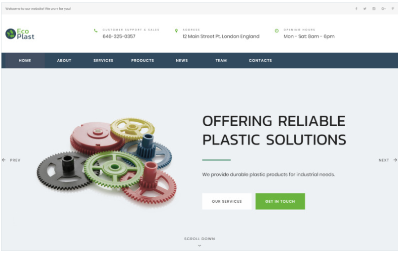 eConsulat - Solid Business Company HTML Landing Page Template