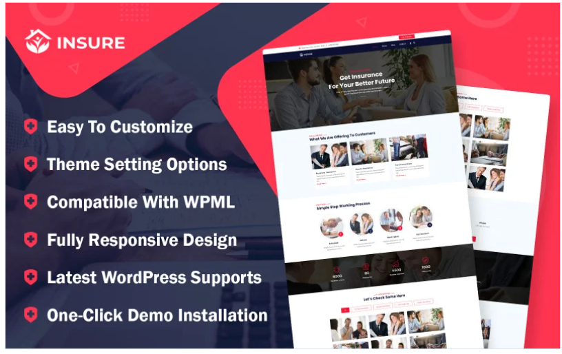 Insure - Insurance Agency Business WordPress Theme
