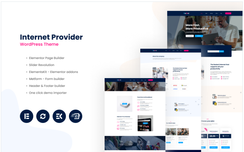 FazNet - Internet Provider WordPress Theme