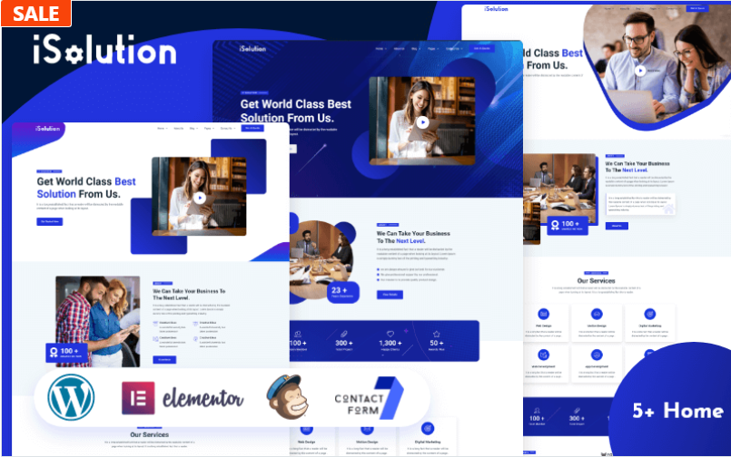 Product Image - iSolution – IT Solution & IT Services Technology WordPress Theme