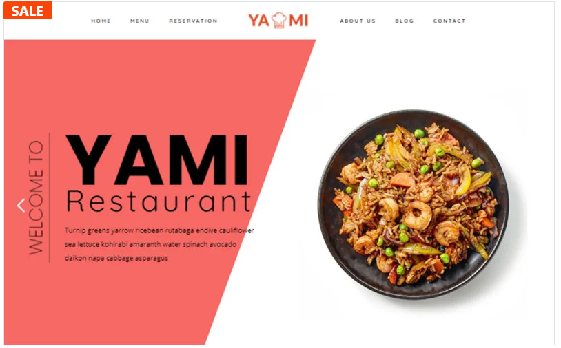 Product Image - Yami – Foods & Restaurant WordPress theme Product Image - Yami – Foods & Restaurant WordPress theme
