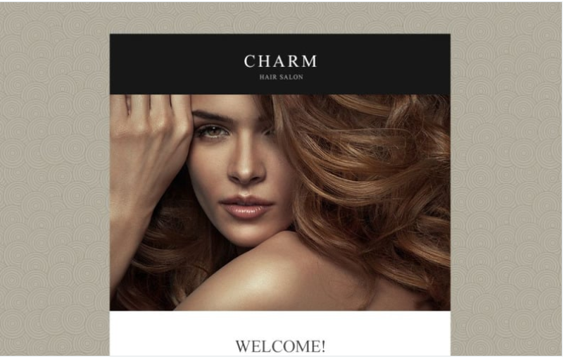 Hair Salon Responsive Newsletter Template