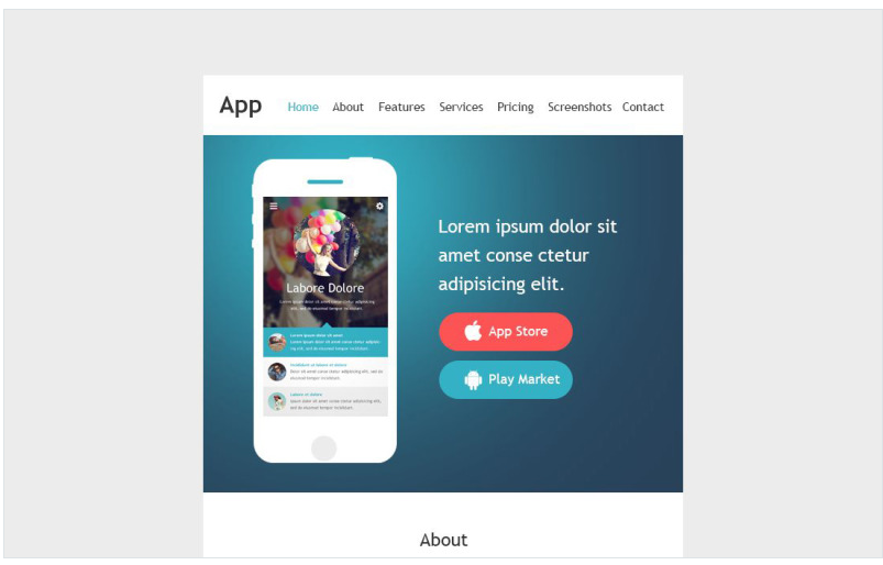 Web Development Responsive Newsletter Template