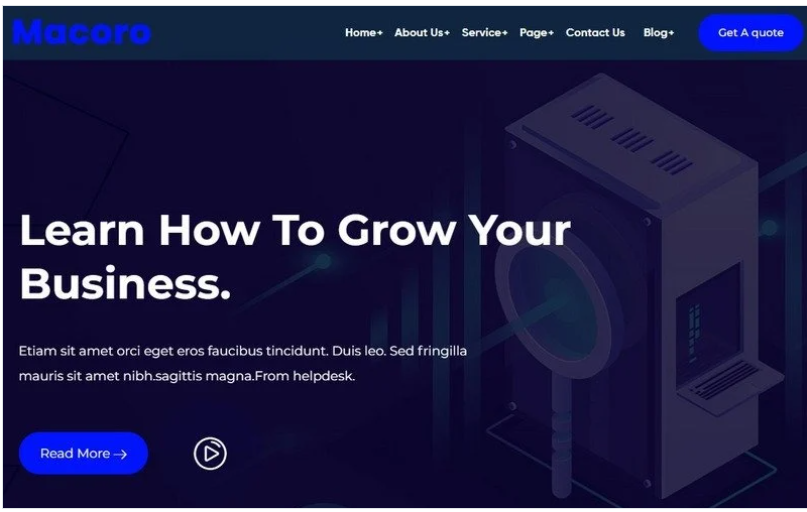Macora - It Solutions And Technology WordPress Theme