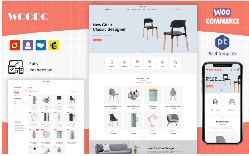 Woodq - Furniture WooCommerce WordPress