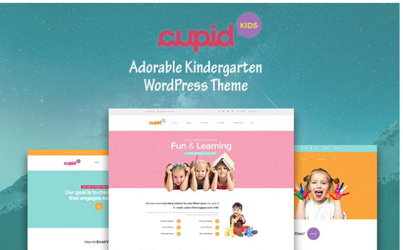 Product Image - CUPID – Adorable Kindergarten WordPress Theme