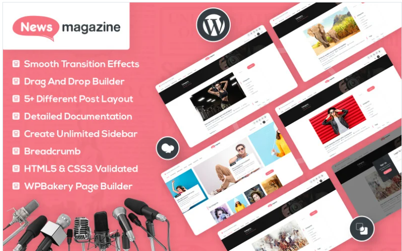News & Magazine - Photography Blog WordPress Theme