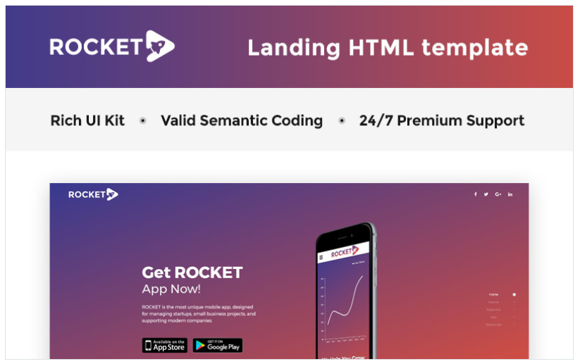 ProApp - HTML5 Page Landing Page Template