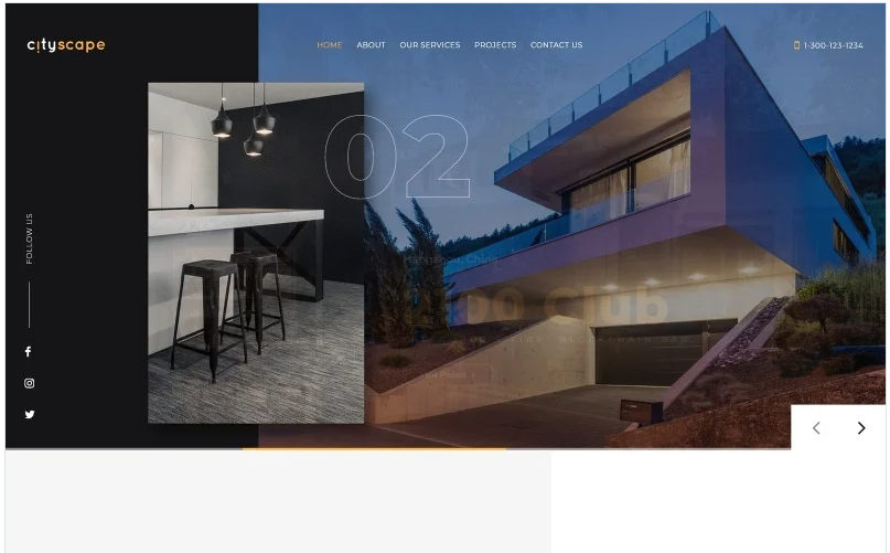Cityscape - Construction Company Design Landing Page Template