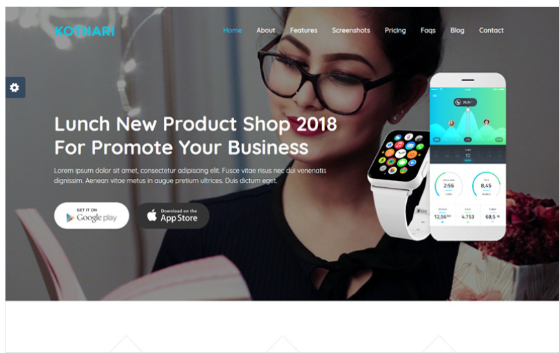 Kothari - App HTML Landing Page Template