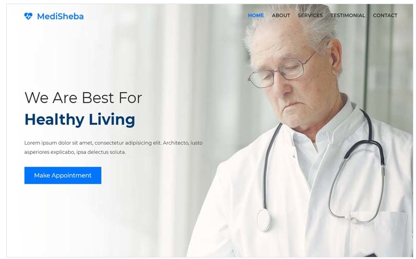 MediSheba - Medical Landing Page Template