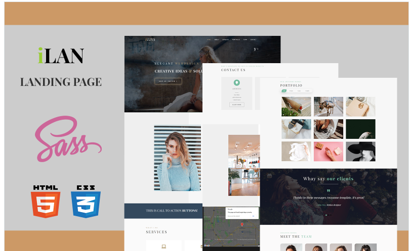 ILAN - HTML Landing Page Template