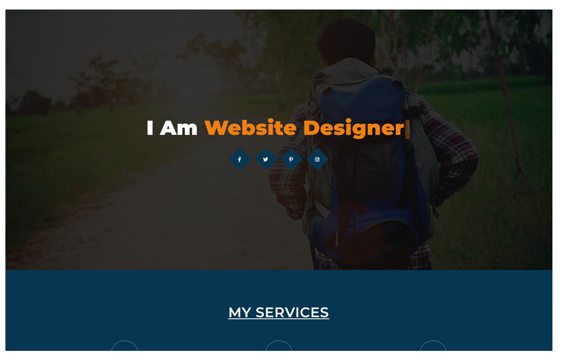 Crokgo is a Personal Portfolio One Page Template