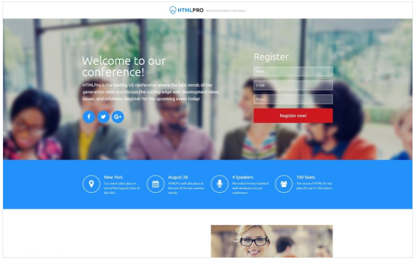 HTML PRO - IT Company Clean HTML Landing Page Template