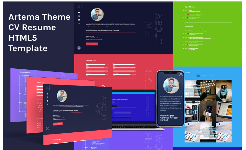Architecture Responsive Landing Page Template