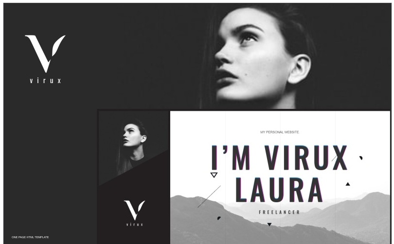 Virux - Personal / Cv / Resume Landing Page Template