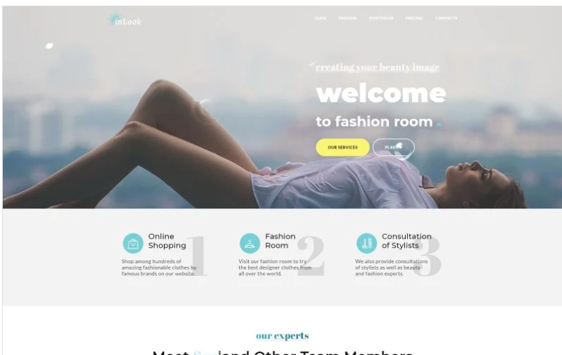 inLook - Fashion HTML5 Landing Page Template
