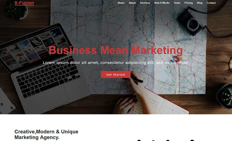 XFusion - Startup & Digital Agency HTML5 Landing Page Template