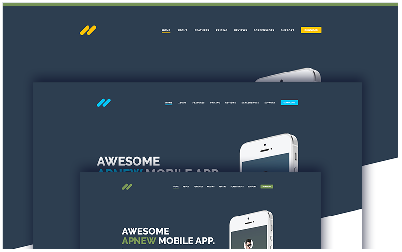 Apnew - Multipurpose Landing Page Template