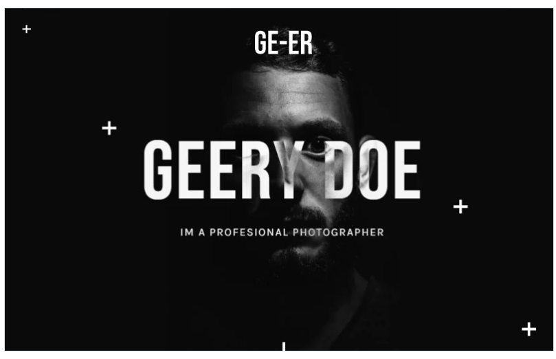 Ge-eR - Multipurpose Portfolio Landing Page Template