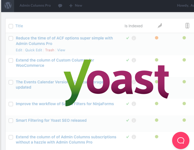 Admin Columns Pro Yoast SEO 1.2