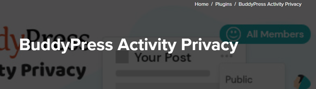 Product Image - BuddyPress Activity Privacy 1.0.9 Product Image - BuddyPress Activity Privacy 1.0.9