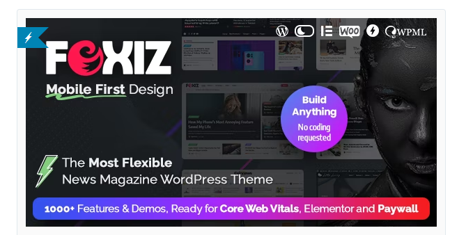 Foxiz – WordPress Newspaper News and Magazine 2.7.6