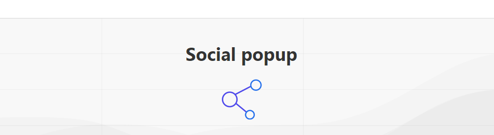 Popup Builder Social