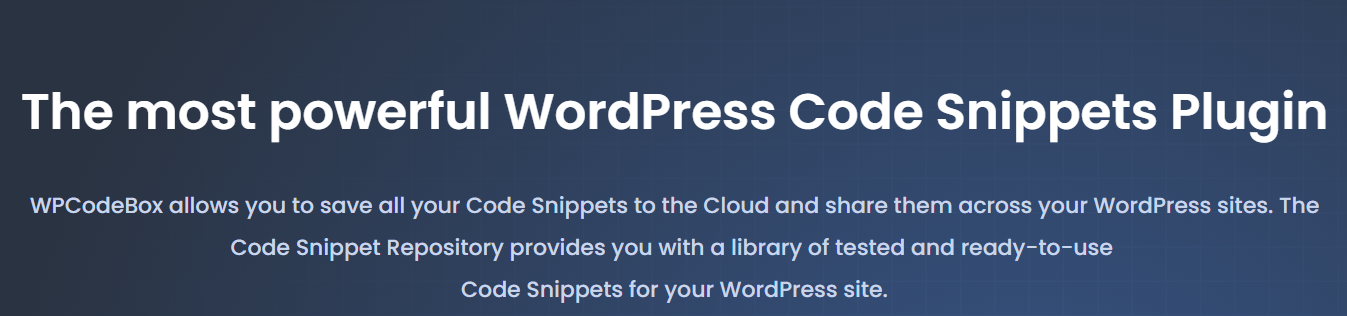 WPCodeBox – Add Code Snippets to WordPress 2