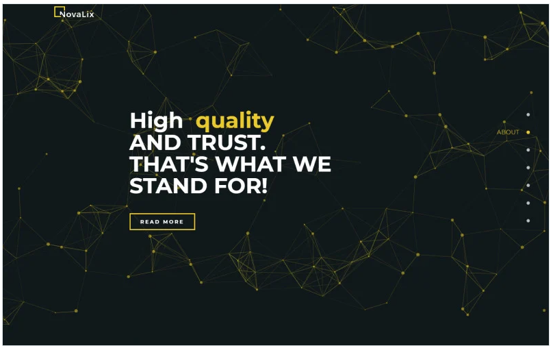 Novalix - Creative Elementor WordPress Landing Page Template