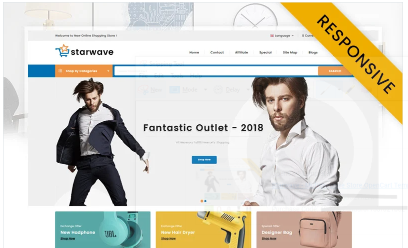 Starwave - Multipurpose Store OpenCart Template
