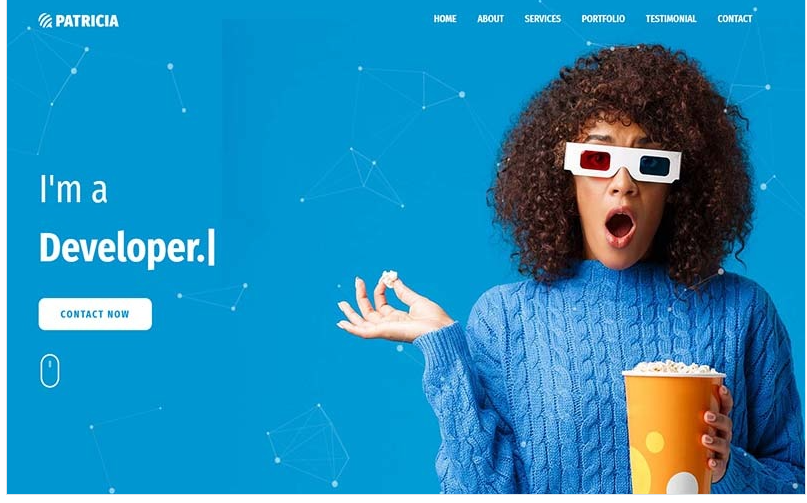 Patricia - Personal Portfolio HTML Template