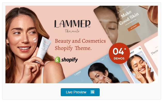 Lammer - Beauty and Cosmetics Shopify Theme