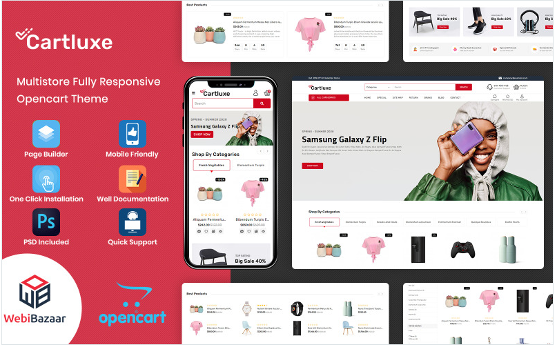 CartLuxe - Supermarket Multipurpose OpenCart Template